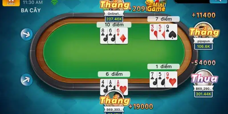 Tìm hiểu quy tắc và luật chơi game bài Ba Cây 